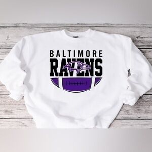 Ravens Football Logo Crewneck